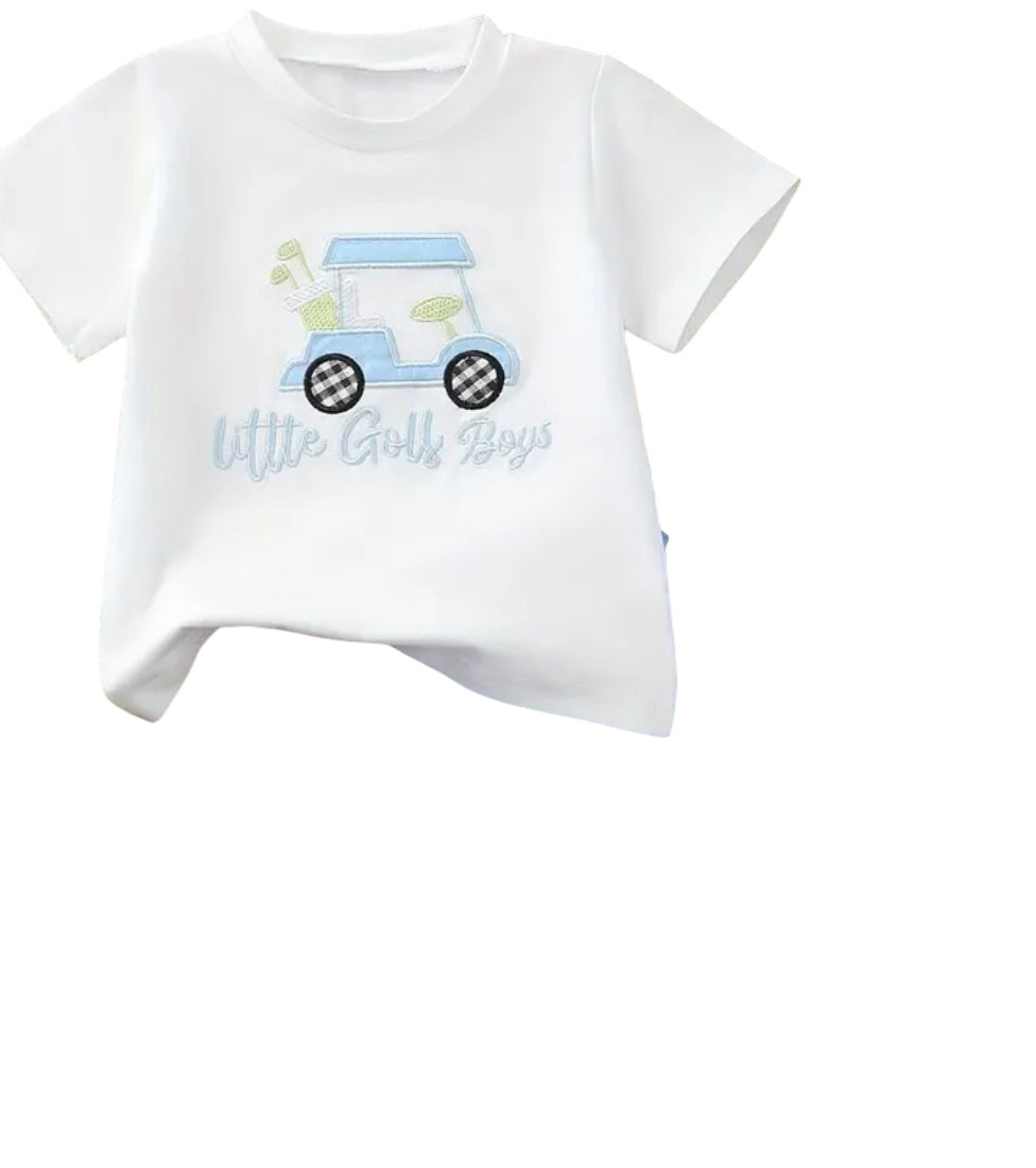 BET check short tshirt