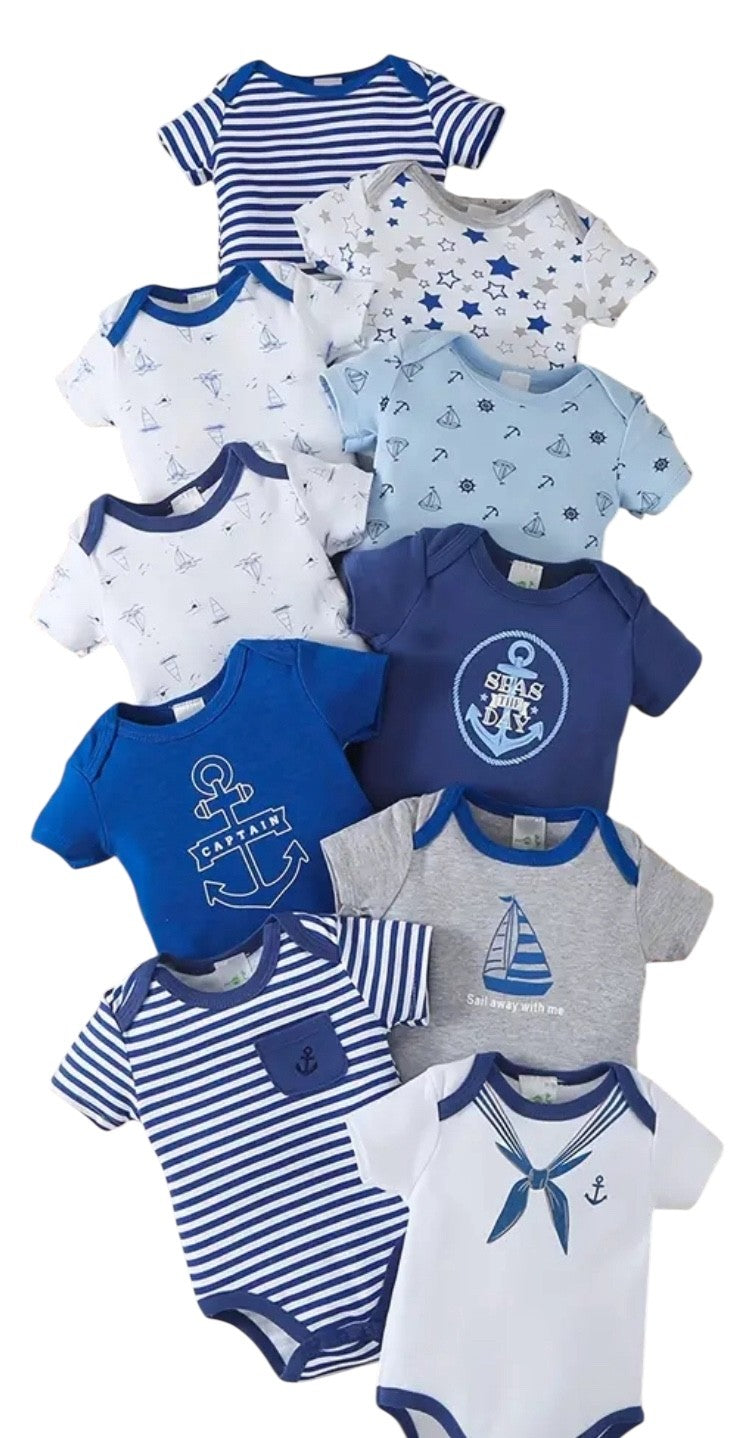 BT S5 Cotton boys babygro