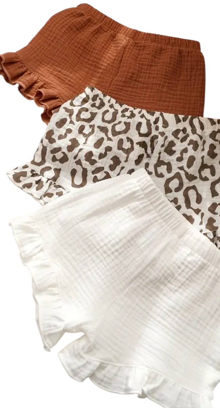 BT S3 Cutie Patootie cheesecloth shorts/culottes