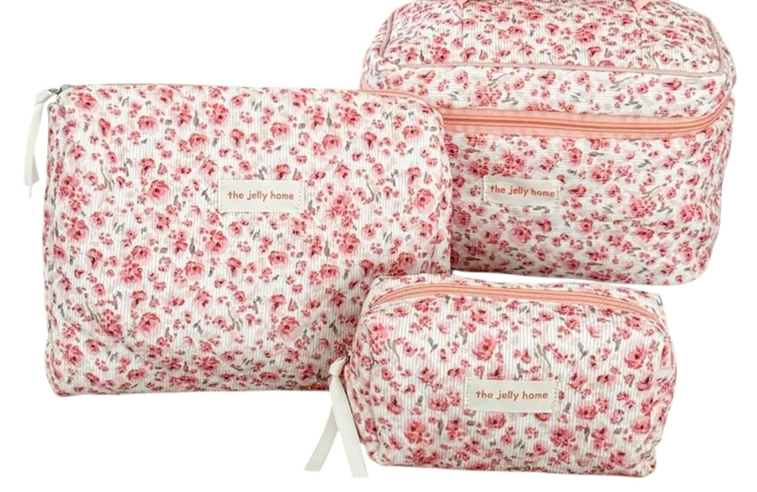 FET Set3 Fabric cosmetic/toiletry bags
