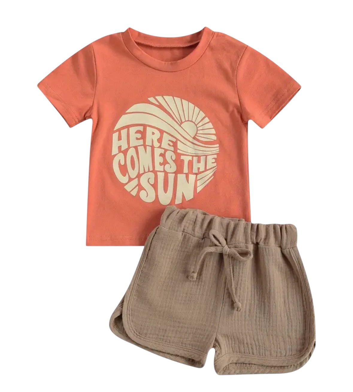 BT Set2 Here comes the sun shorts shirt