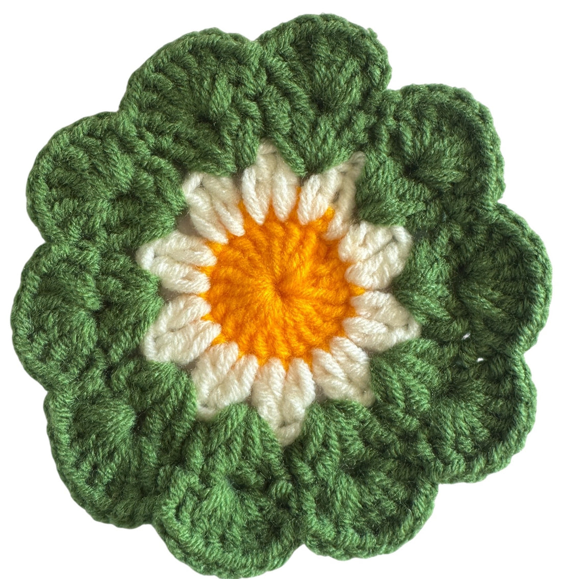 FET handknitted retro coaster