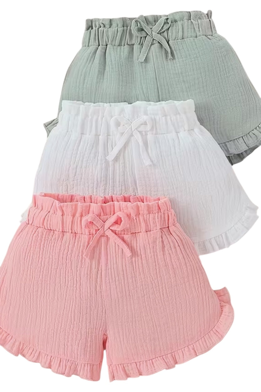 BT S3 Cutie Patootie cheesecloth shorts/culottes