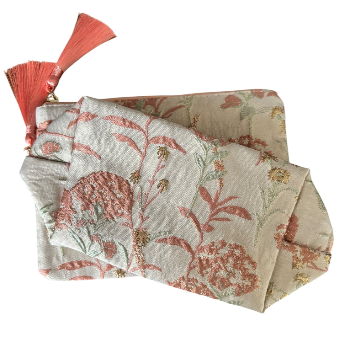 FET Embroidered make up bag