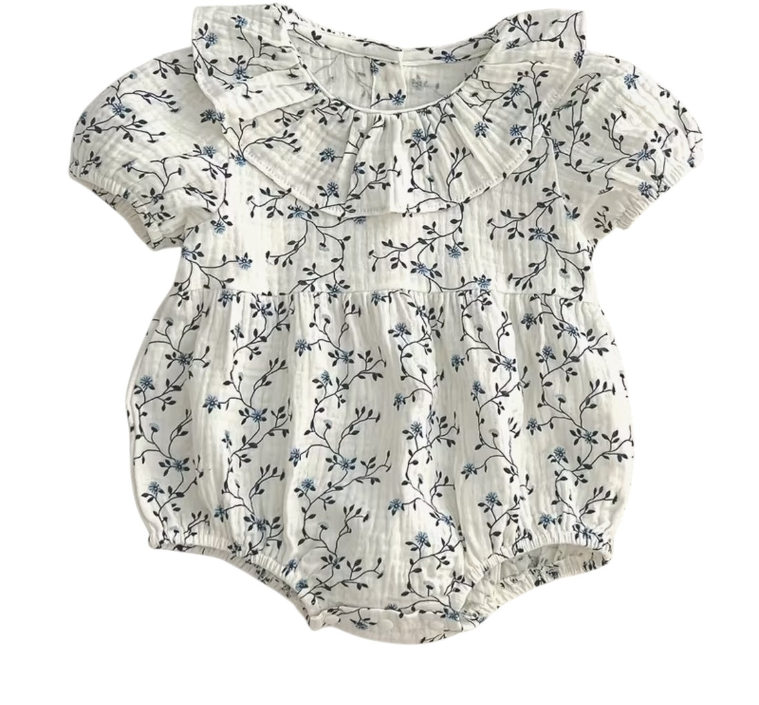 BT short sleeve cotton romper