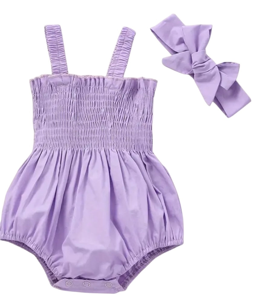 BT S2 Smocked summer romper