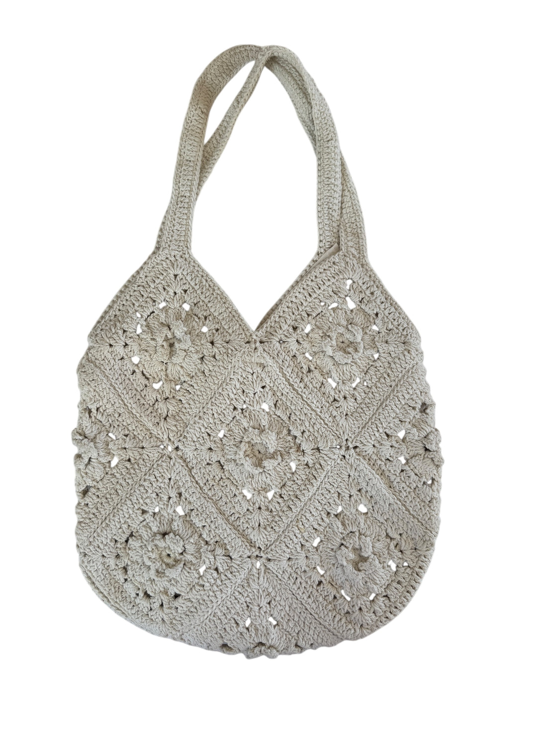 BA Chunky 100% cotton hand crocheted bag