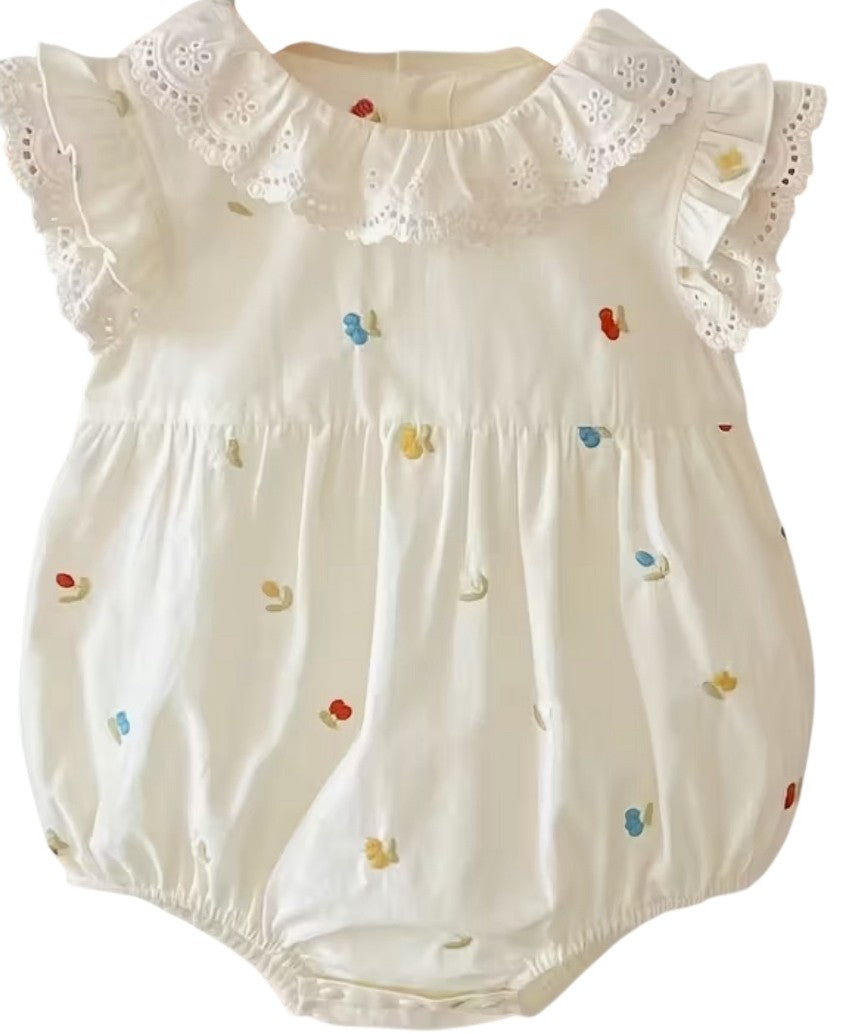 BT short sleeve cotton romper