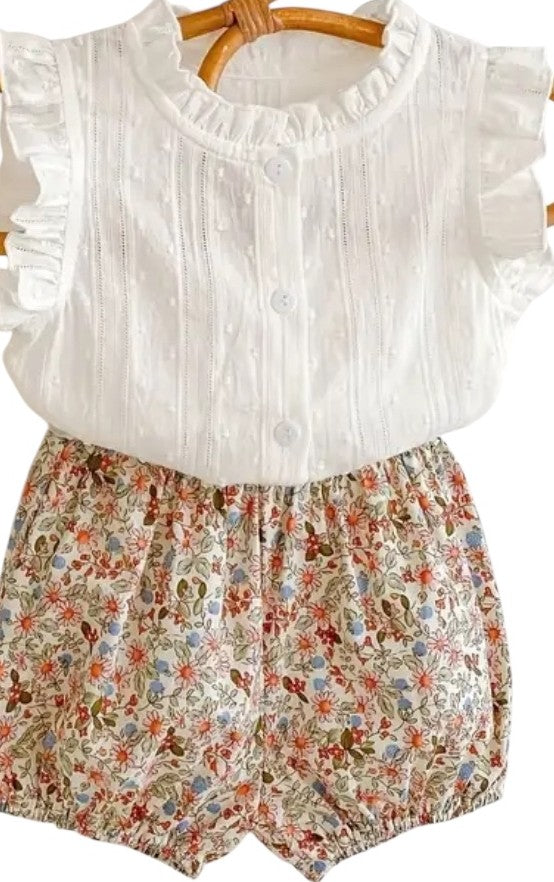 BT Cotton Girl top shorts