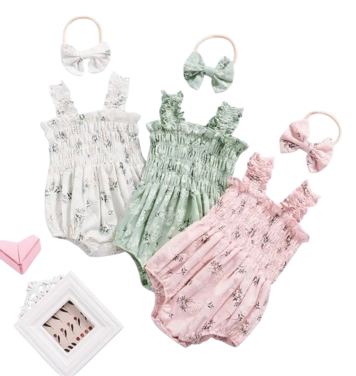 BT S2 Smocked summer romper