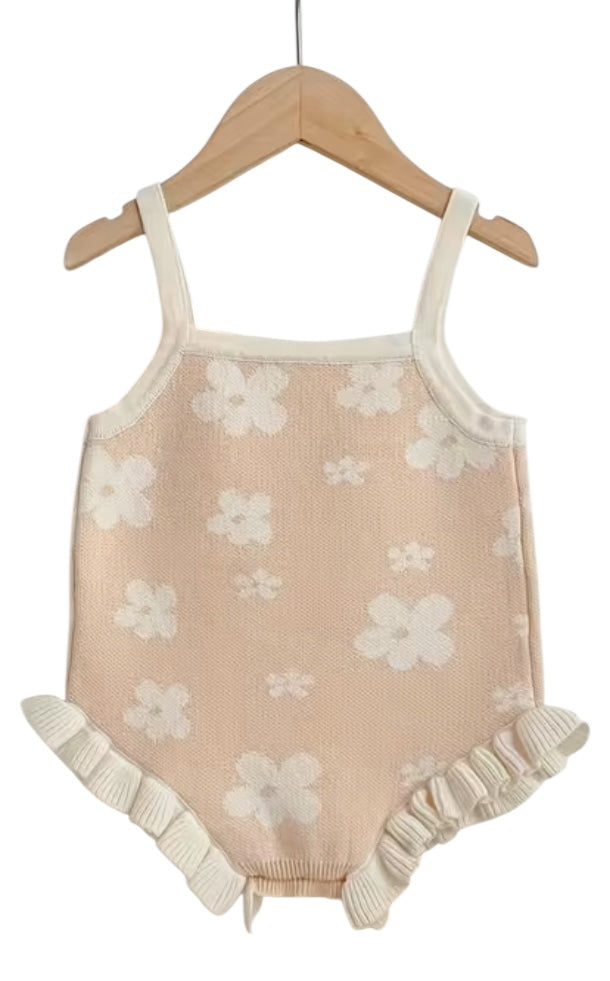 BT Cotton knit daisy romper