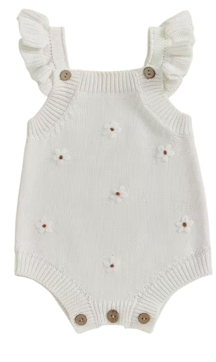 BT Cotton knit daisy romper