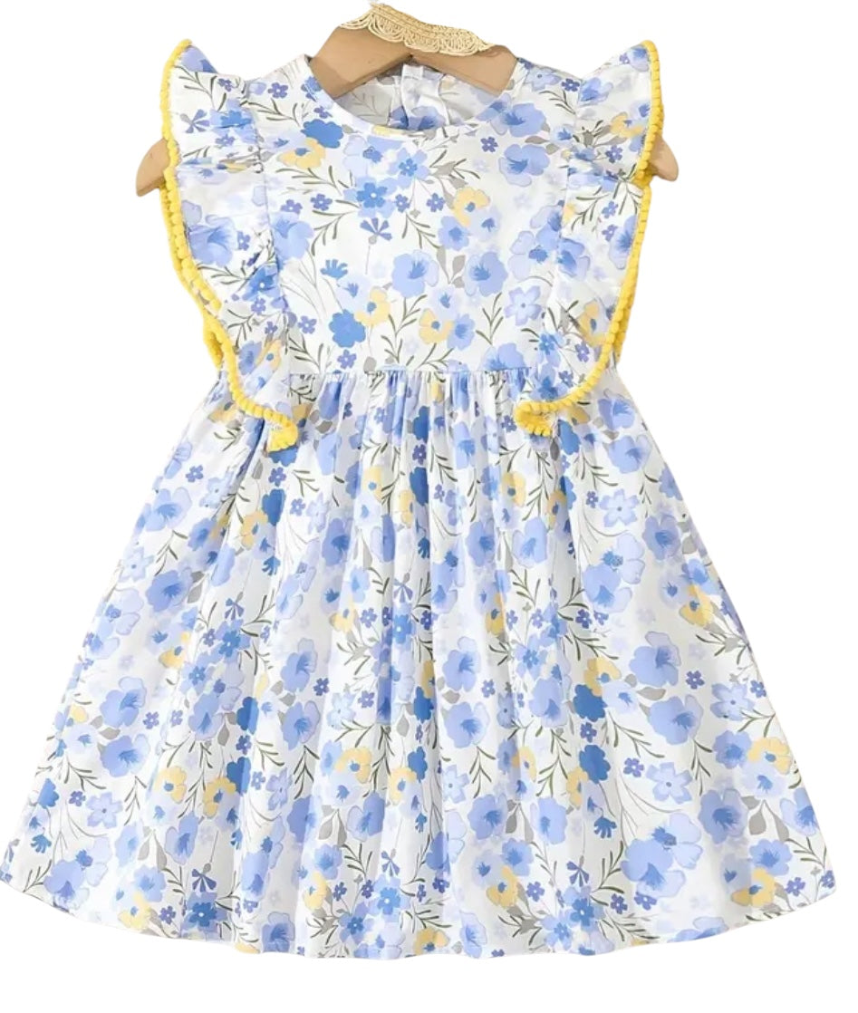 BT Cotton bobble sleeve dress