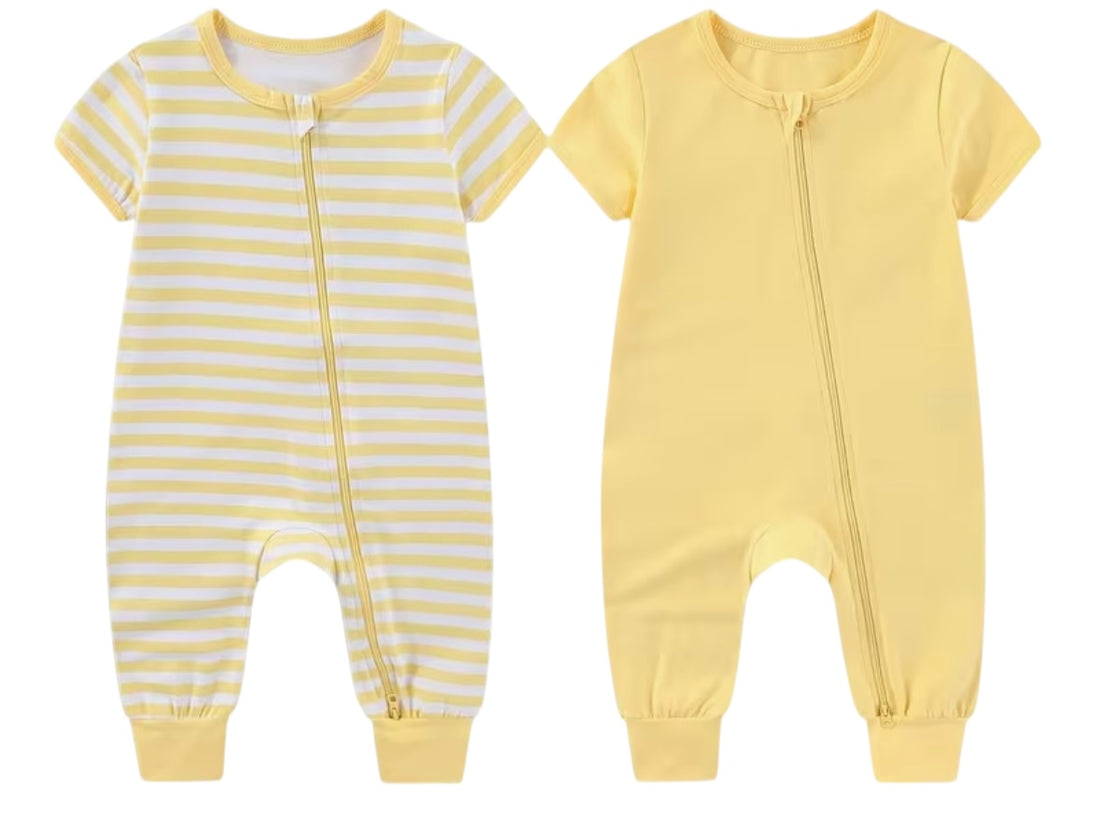 BT S2 100% cotton zip romper