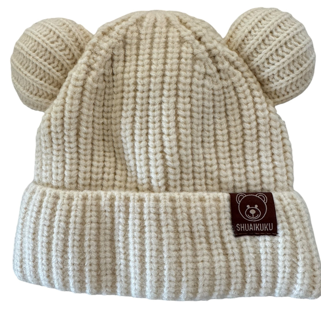 BT Kids beanie double pom pom