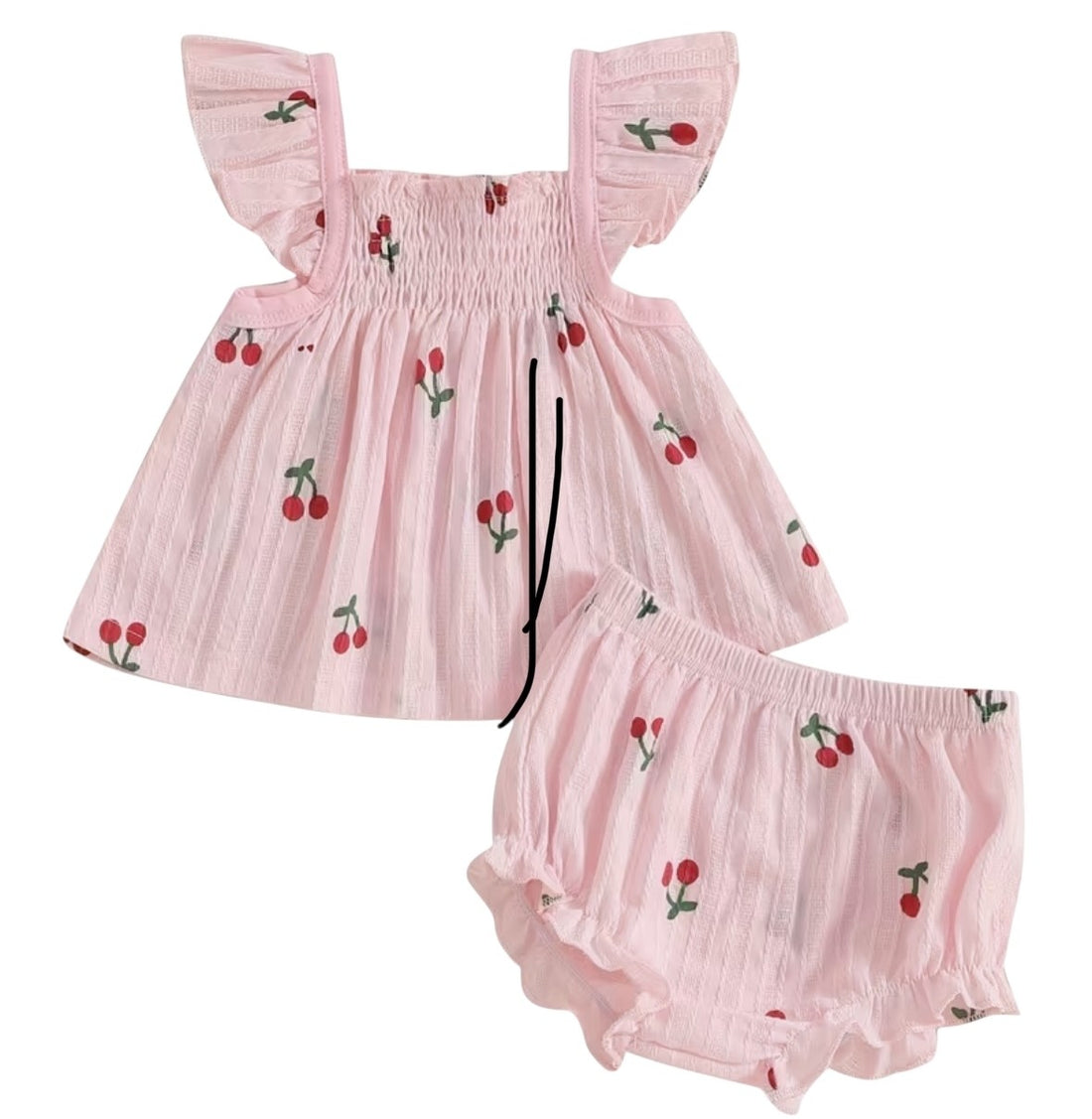 S2 Cotton daisy swing top shorts