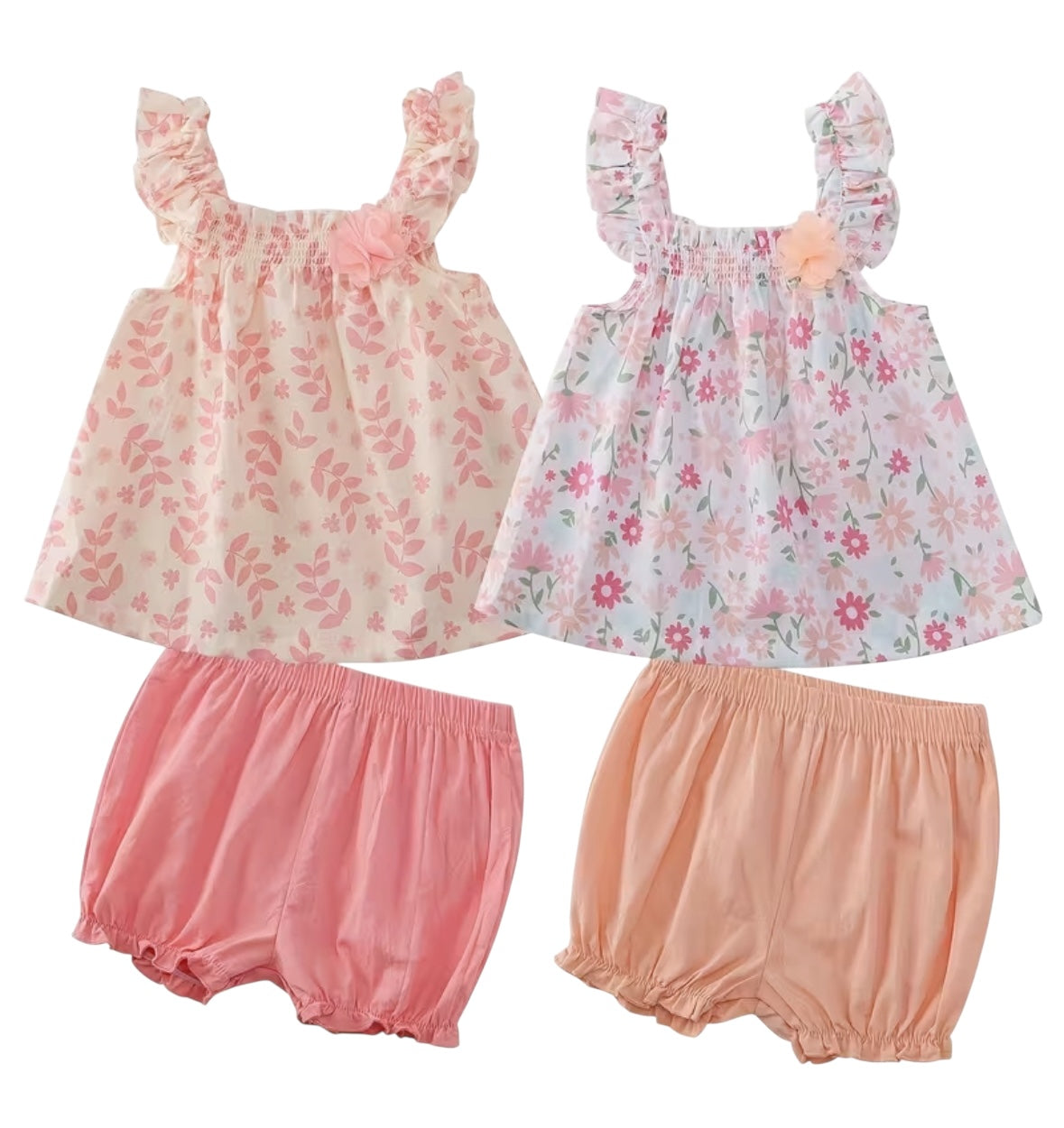 BT S2 Mix match cotton romper shorts