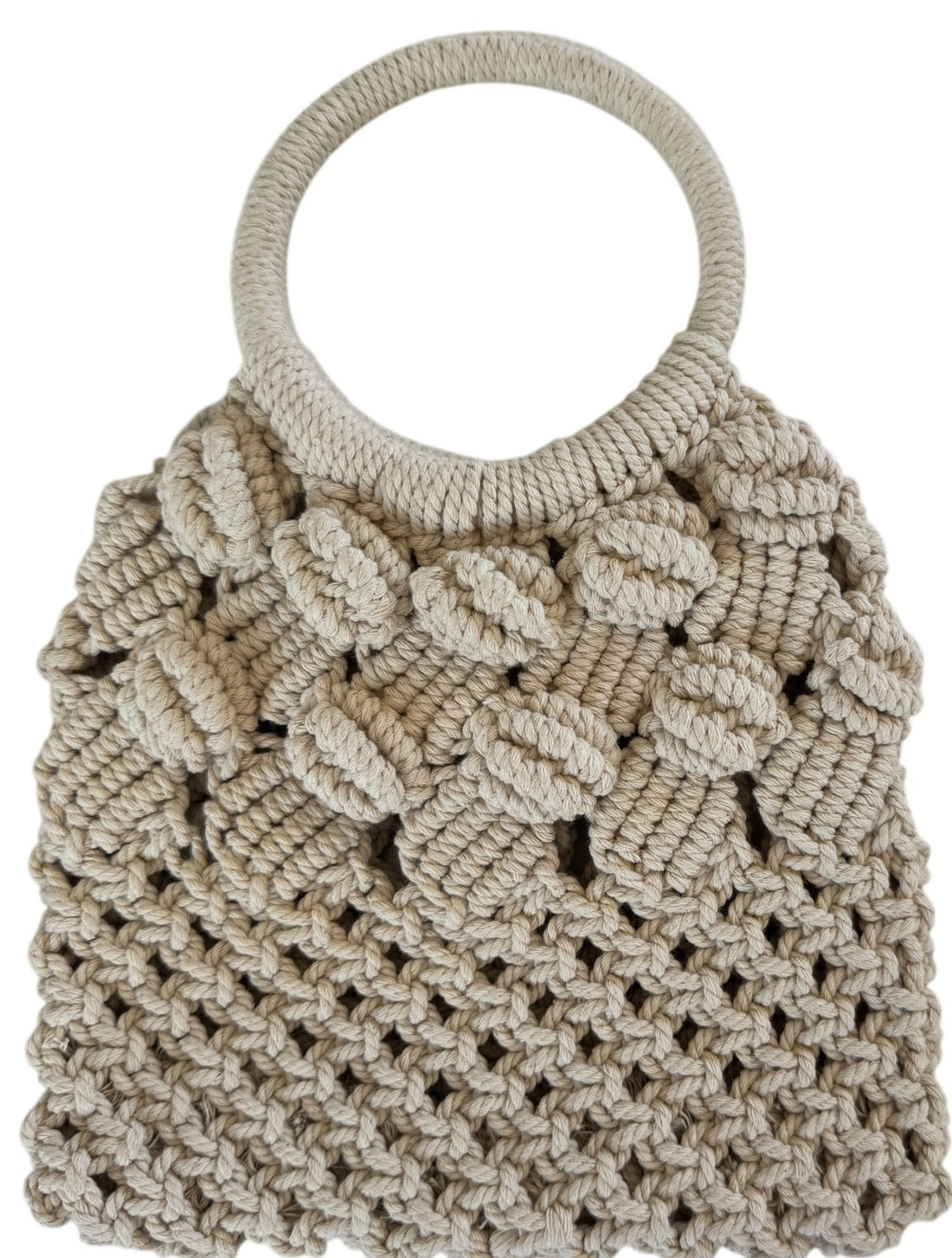 BA Chunky 100% cotton hand crocheted bag