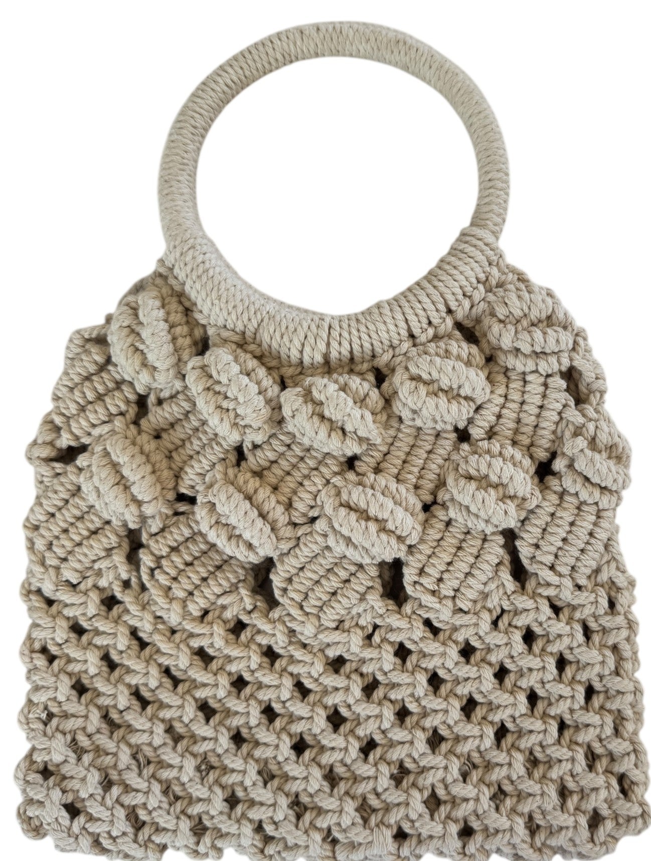 BA Chunky 100% cotton hand crocheted bag