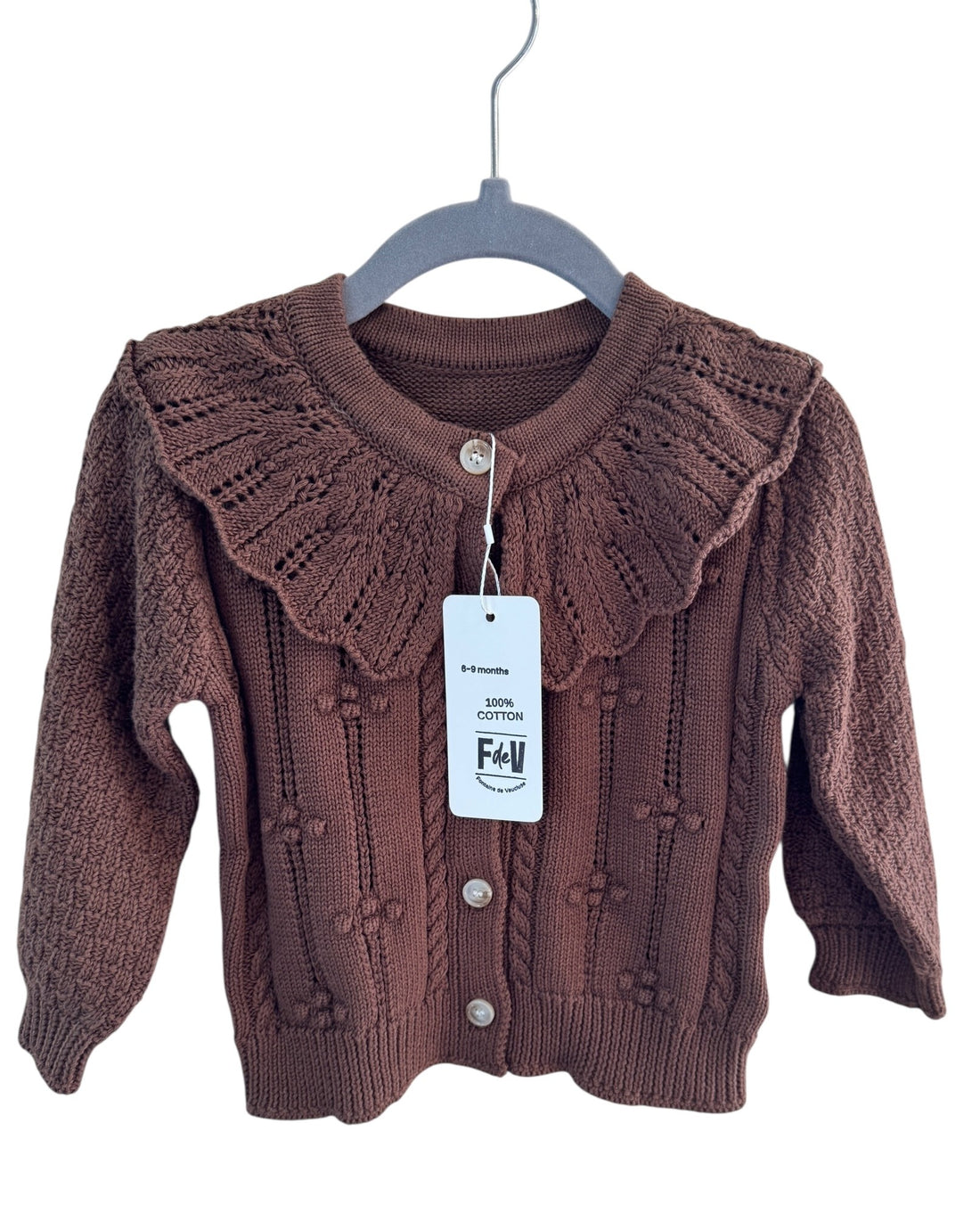ET 100% cotton cardi