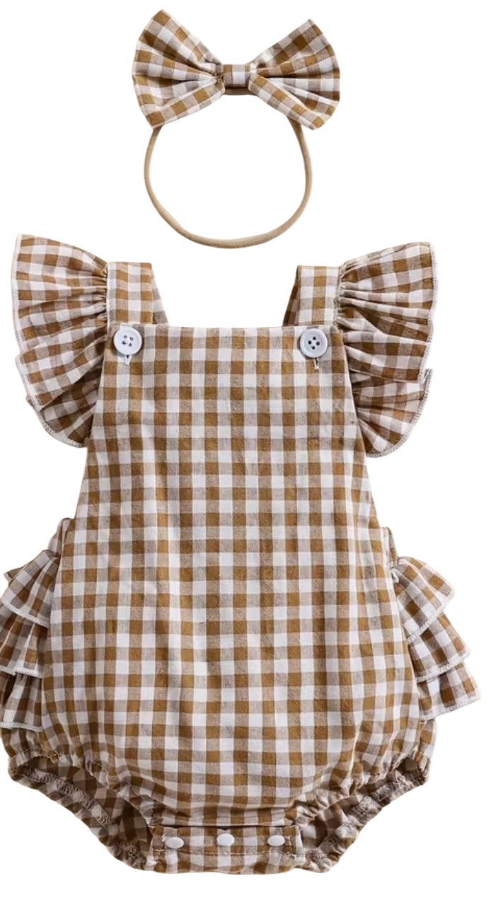 BT S2 cross back check romper