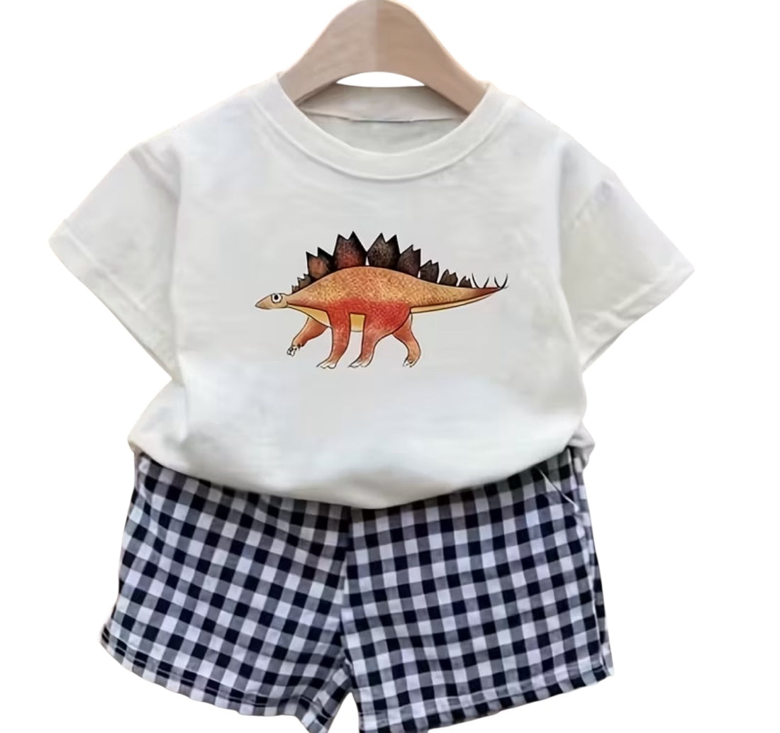 BET check short tshirt