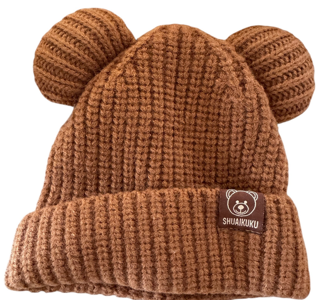 BT Kids beanie double pom pom