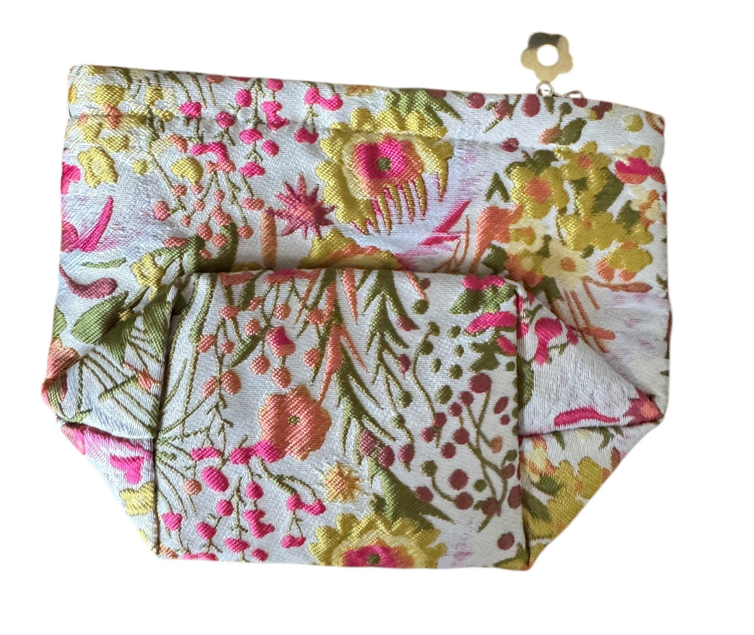 FET Embroidered make up bag