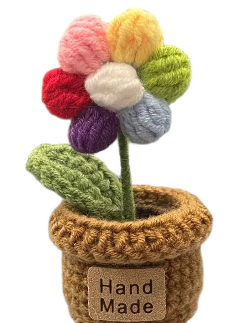 BT Little ray of sunshine Hand crochet flower