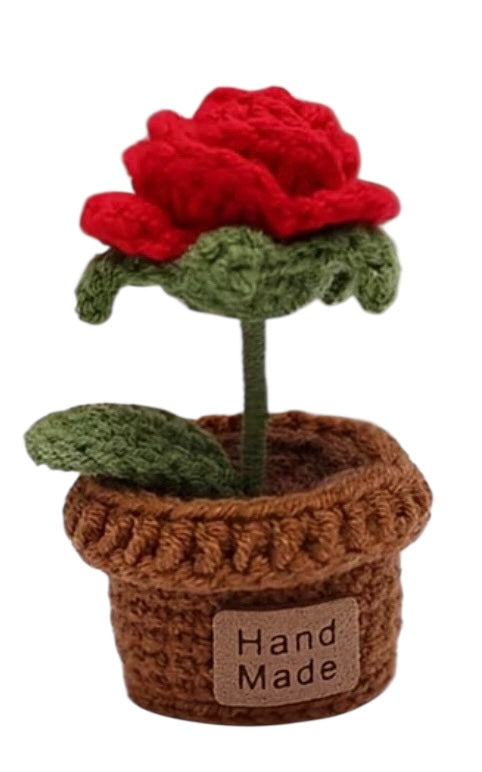 BT Little ray of sunshine Hand crochet flower