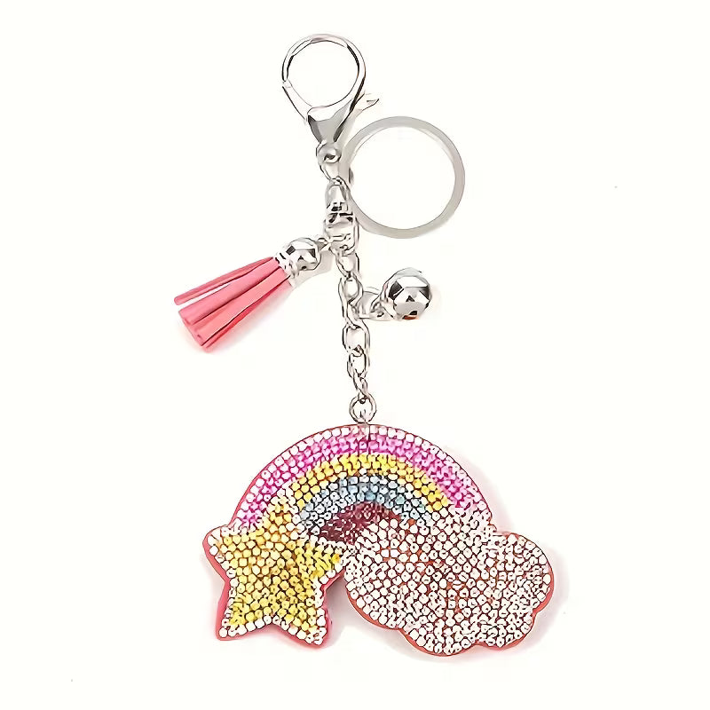 BT Rhinestone keyring/backpack dangle
