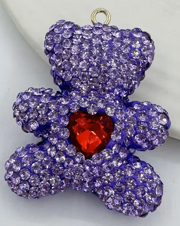 BT Rhinestone keyring/backpack dangle