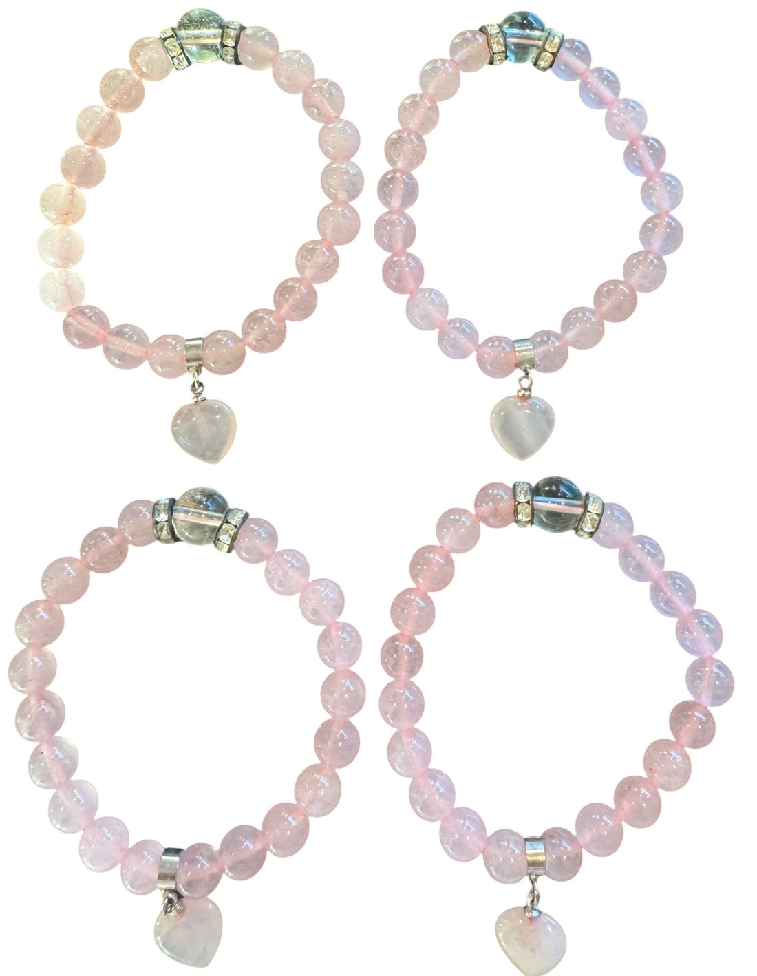 PPJ Rose Quartz bracelet with heart