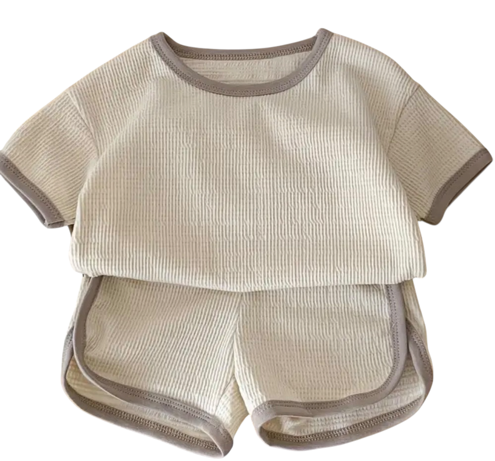 BT Boys Tee/shorts waffle