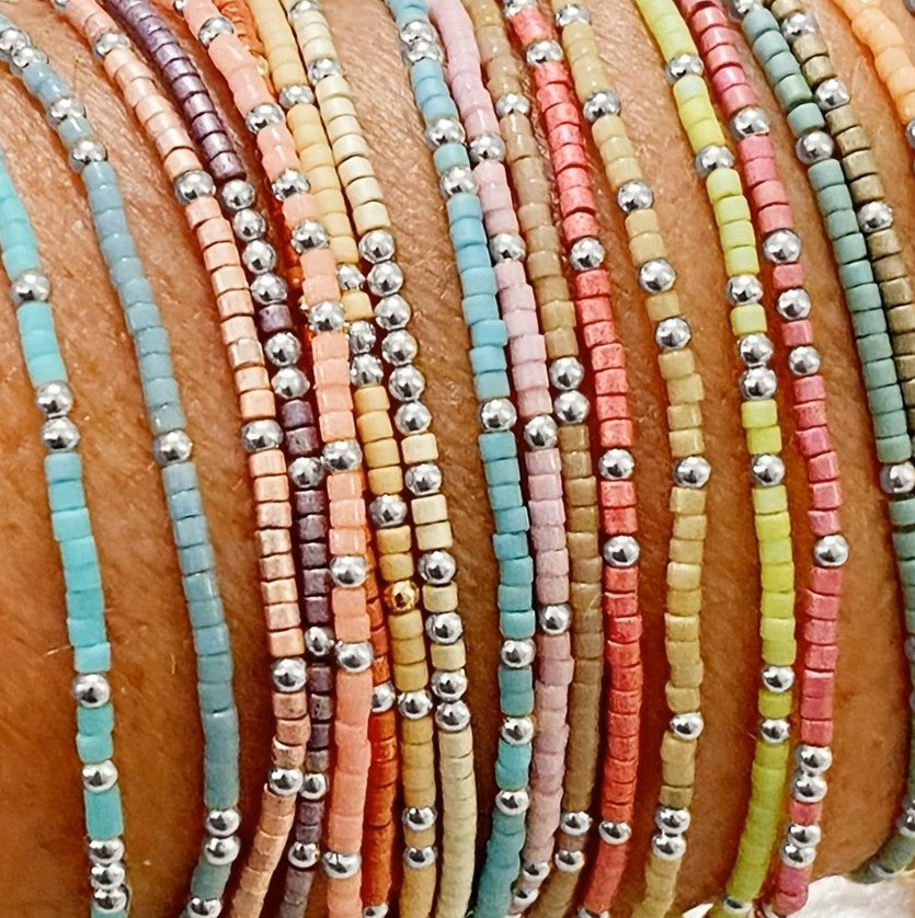 FET Seed beaded bracelet