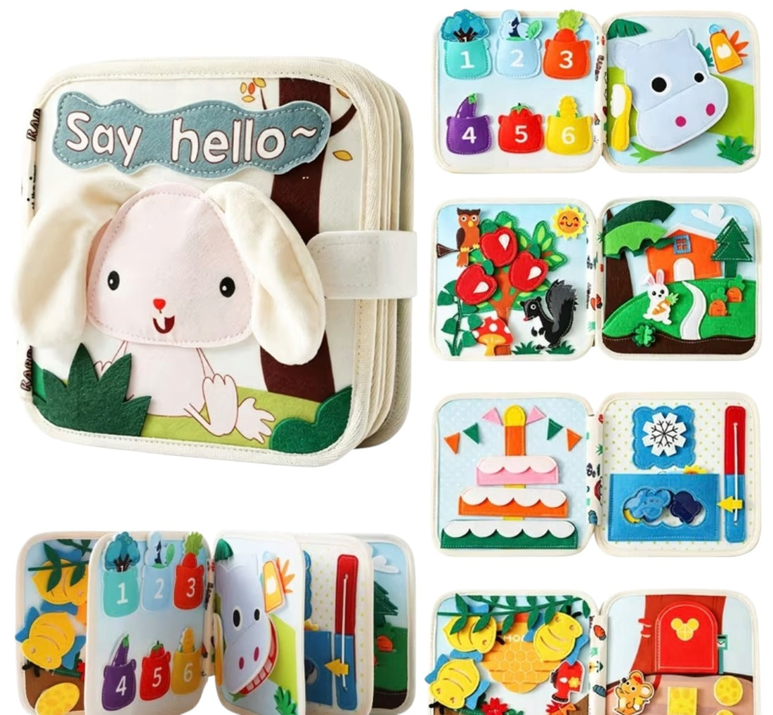 LI Felt busy book - for fine motor development