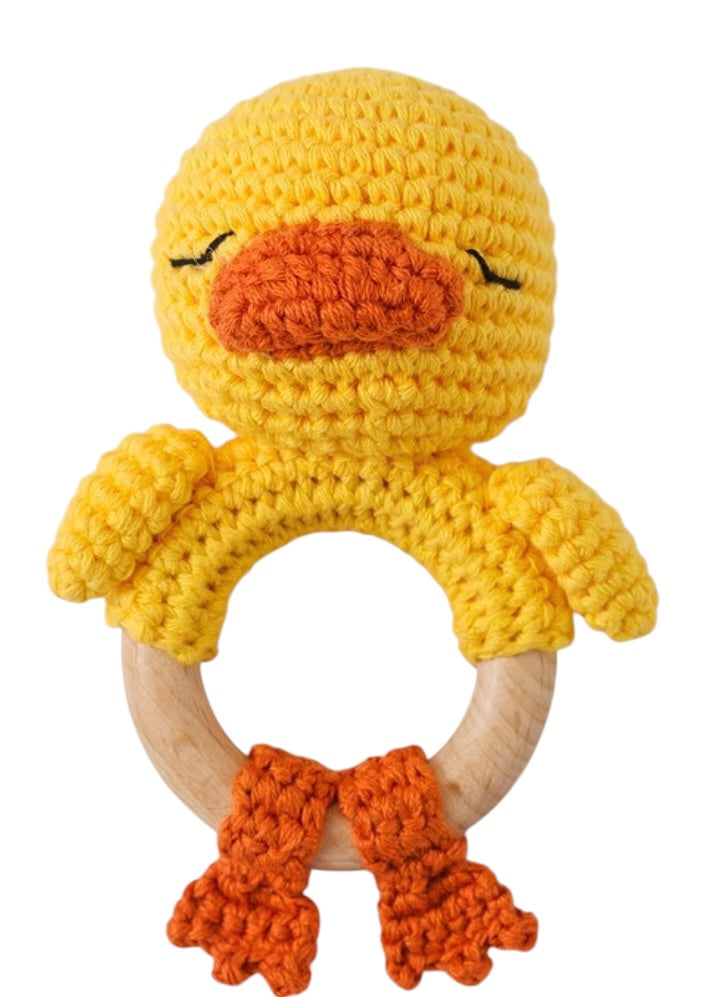 FET handknitted rattle