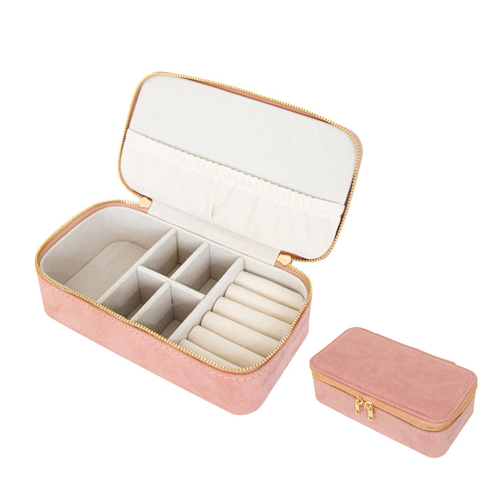 WS Lush Velvet pink jewellery box