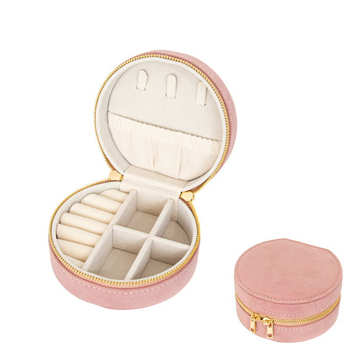 WS Lush Velvet pink jewellery box