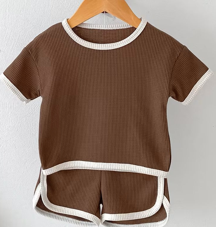 BT Boys Tee/shorts waffle