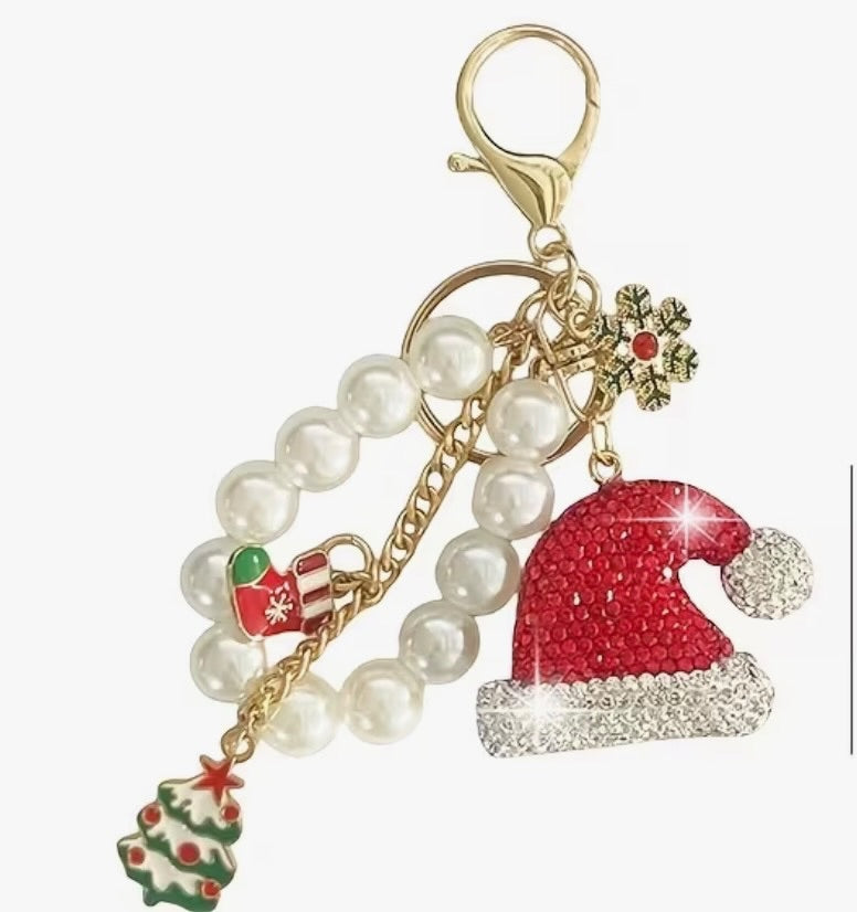 BT Rhinestone keyring/backpack dangle