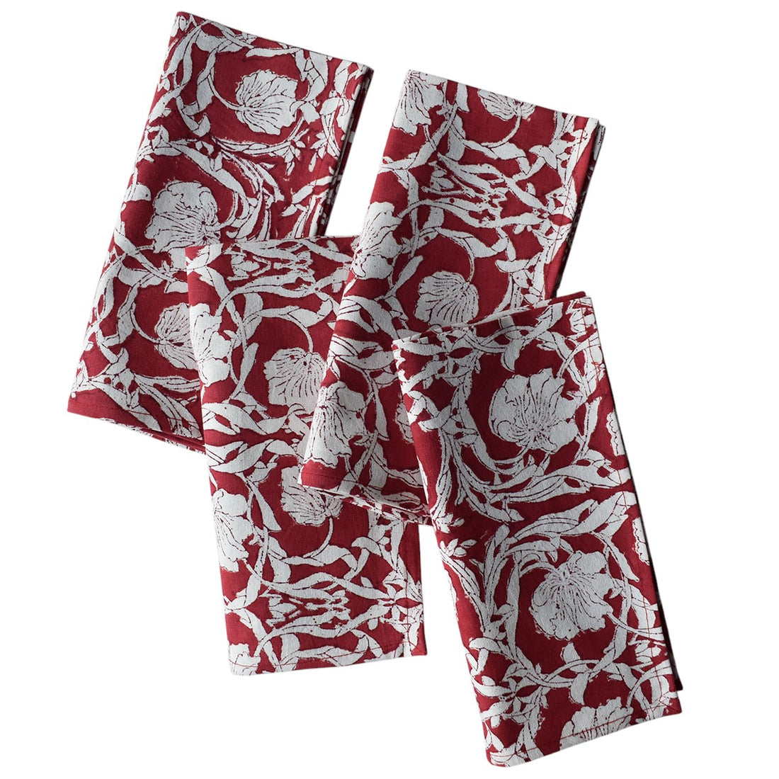 OR Set4 Napkin Hand Block Printed