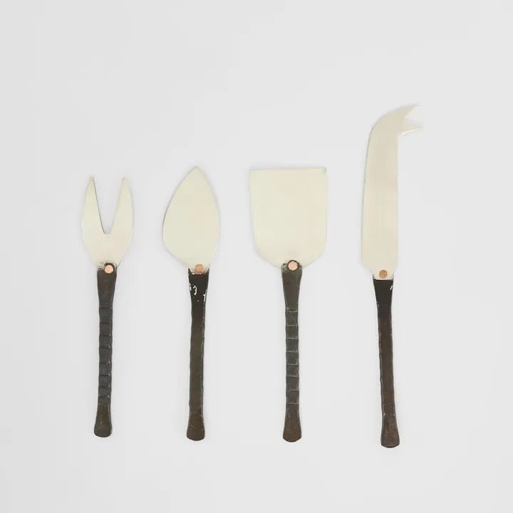 FL Iron handle set cheese / spreader
