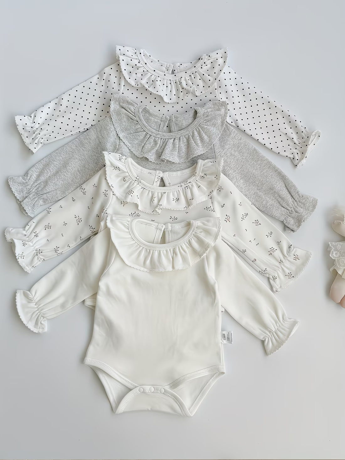 BT Frill long sleeve romper