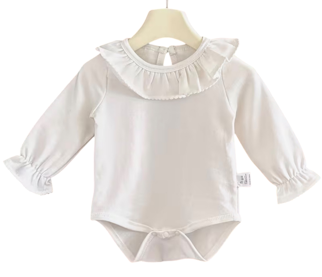 BT Frill long sleeve romper