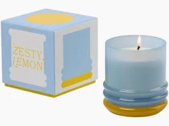 DW Gorgeous glass candle w/ lid