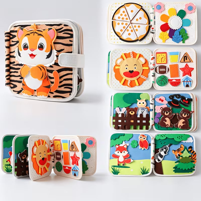 LI Felt busy book - for fine motor development