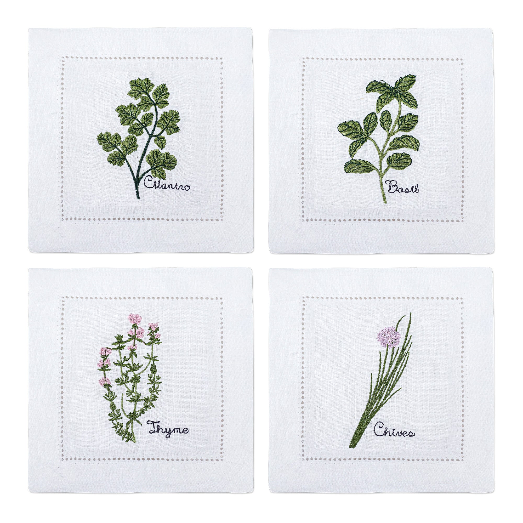 100% linen cocktail napkin 15x15